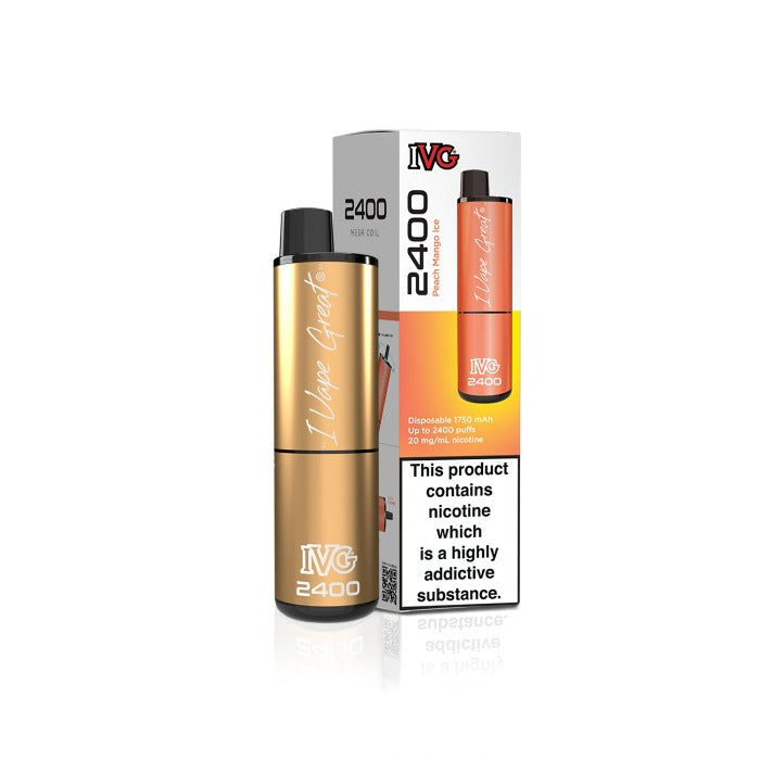 IVG 2400 Peach Mango Ice Vaporizers & Electronic Cigarettes IVG   