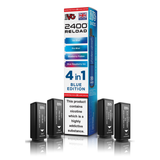 IVG 2400 4 In 1 Blue Edition Reload Pods Vaporizers & Electronic Cigarettes IVG