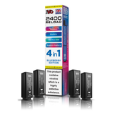 IVG 2400 4 In 1 Blueberry Edition Reload Pods Vaporizers & Electronic Cigarettes IVG