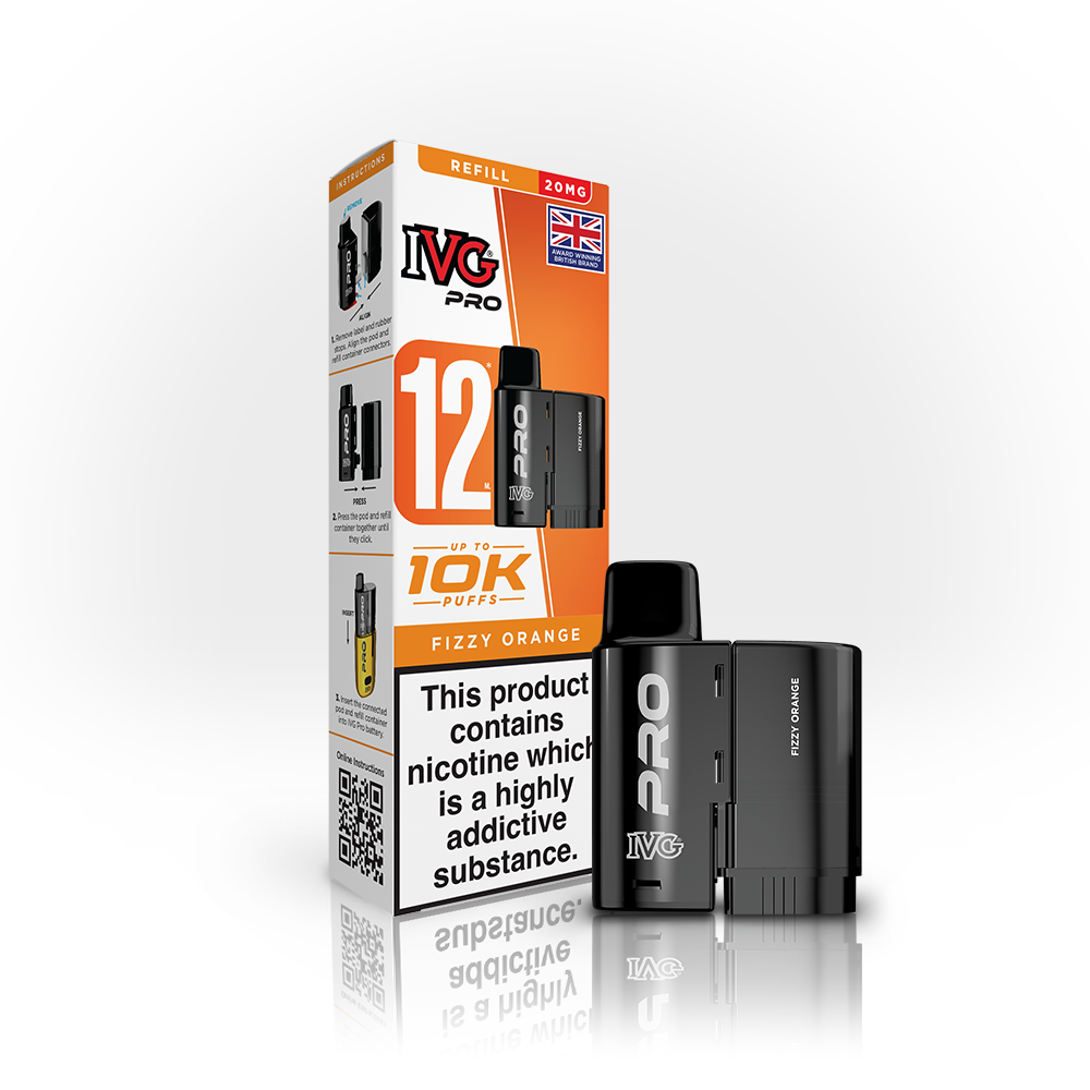 IVG PRO Fizzy Orange Pack of 5