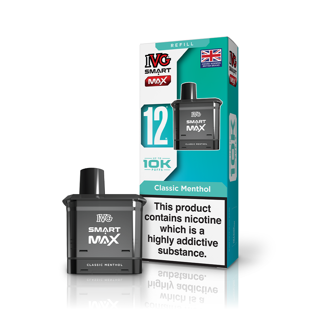 IVG Smart Max Classic Menthol Refill Vaporizers & Electronic Cigarettes IVG