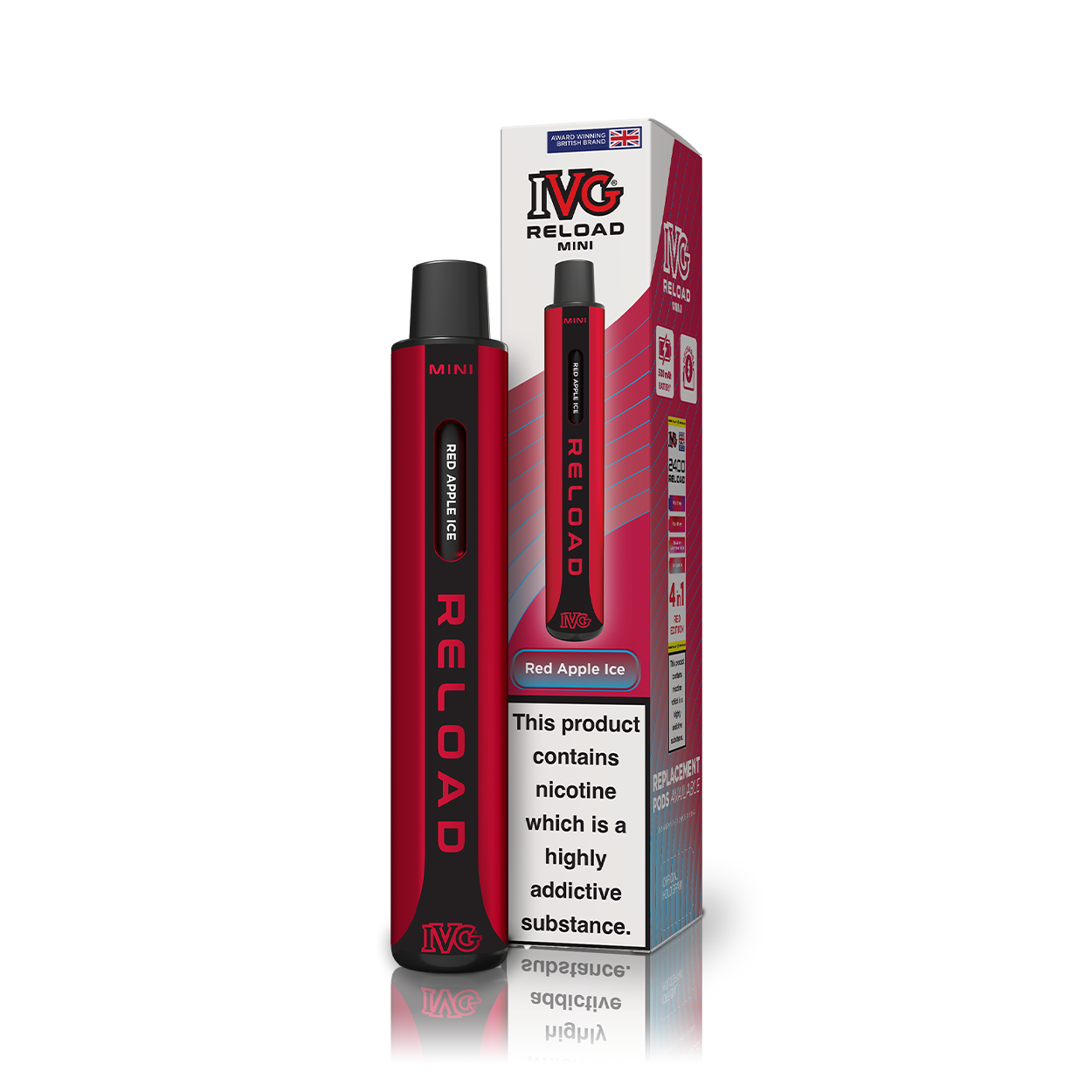 IVG Reload Mini Red Apple Ice Starter Kit IVG
