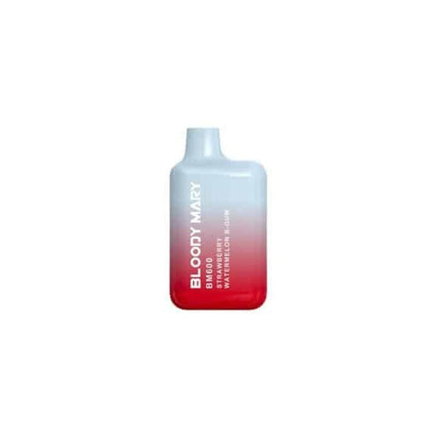 Bloody Mary BM600 Disposable Vape Pod Box of 10-Strawberry Watermelon Bubblegum-vapeukwholesale