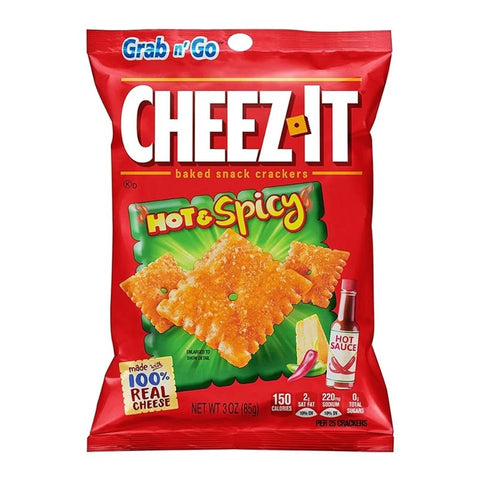 Cheez-It Hot & Spicy Snack Crackers - 3oz (85g)