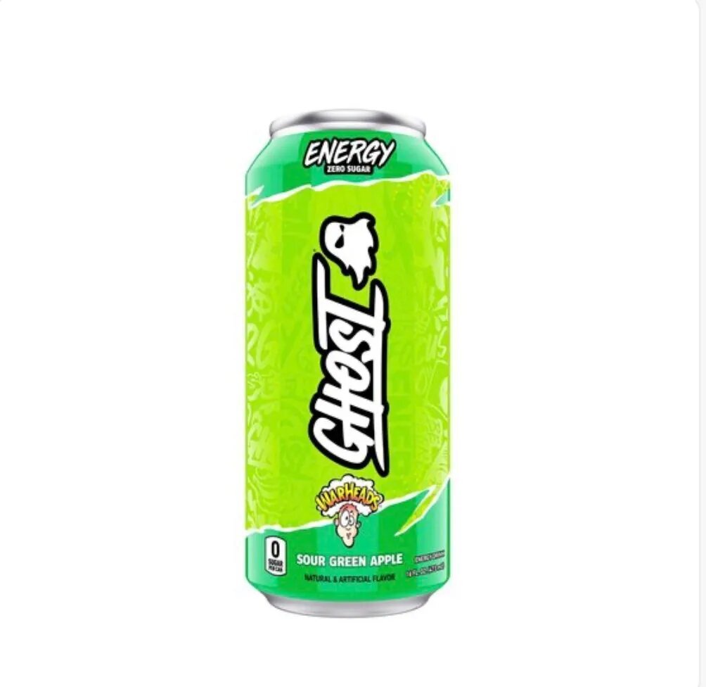 Ghost Energy Sour Green Apple 12 x 473ml – Vapeshopdistro