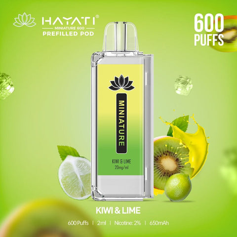 Hayati Miniature 600 Prefilled Replacement Pods - Box of 10 - Vapeshopdistro