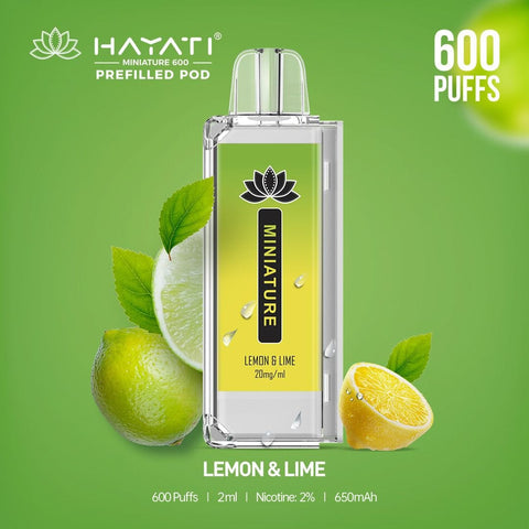 Hayati Miniature 600 Prefilled Replacement Pods - Box of 10 - Vapeshopdistro