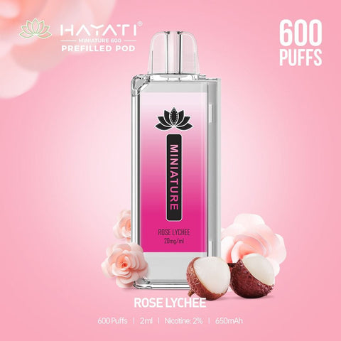 Hayati Miniature 600 Prefilled Replacement Pods - Box of 10 - Vapeshopdistro