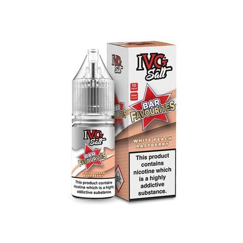 IVG Nic Salt Bar Favourite 10ml E Liquid- Pack Of 10-Watermelon Peach Raspberry-vapeukwholesale