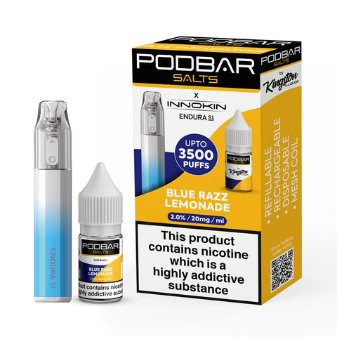 Podbar Salts + Innokin Endura S1 Pod Kit - Box of 5 - Vapeshopdistro