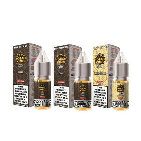 Tobac King 10ML Nic Salt (Pack of 10) - Vapeshopdistro