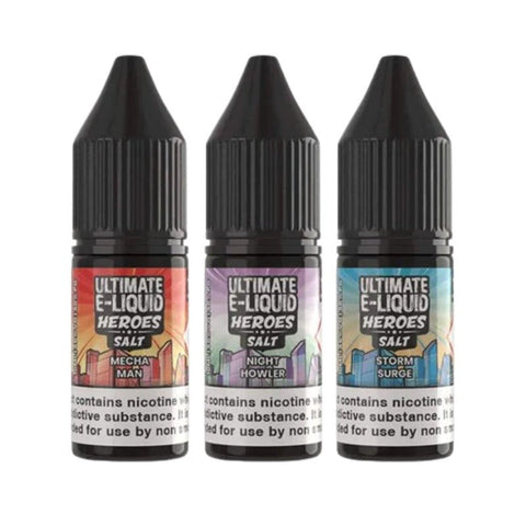 Ultimate E-Liquid Heroes 10ML Nic Salt (Pack of 10) - Vapeshopdistro